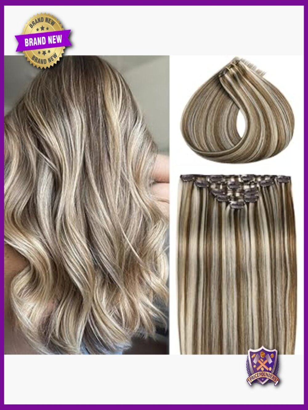 14 Inch Clip In Human Hair Extensions 80g 5pcs Remy Straight Reusable